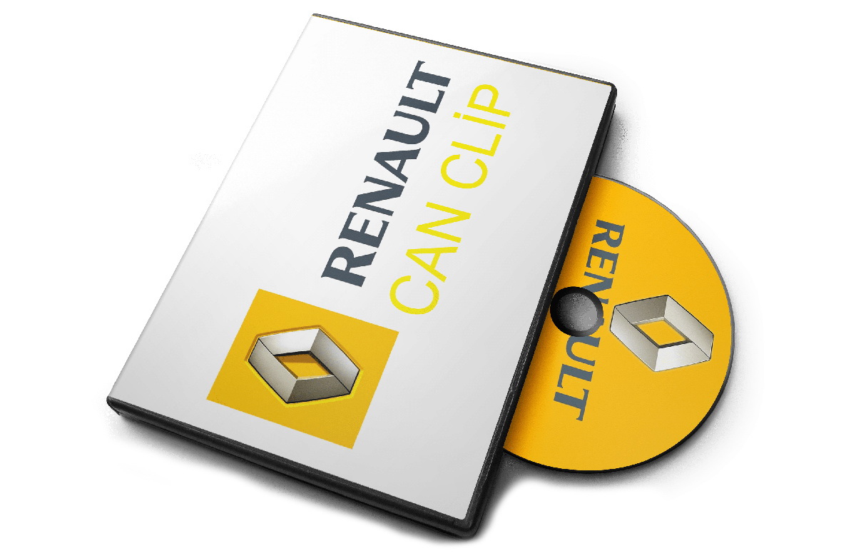 Коробка и диск Renault CAN CLIP
